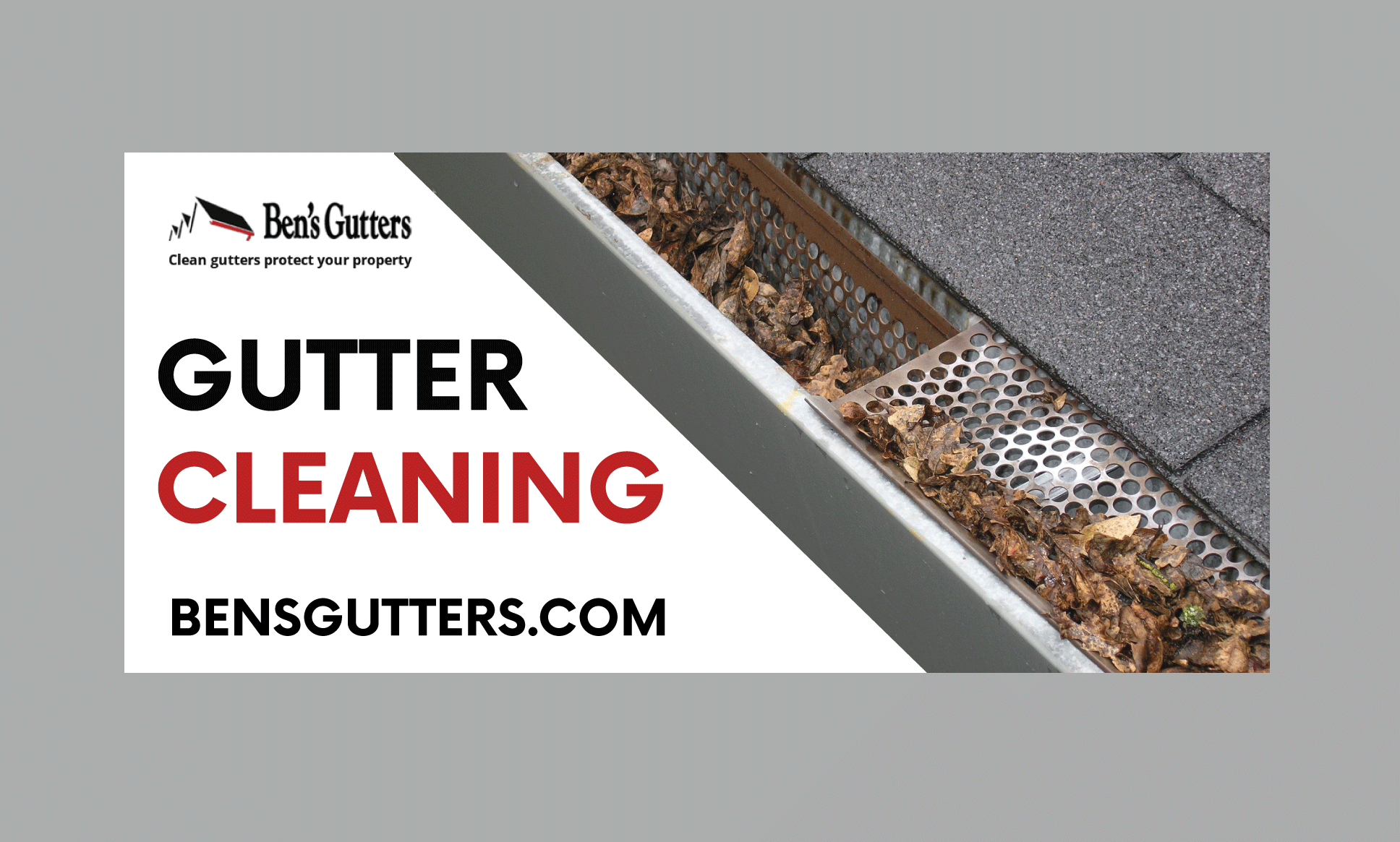 Billboard Design by saurov for Bens Gutters Commercial | Design #29538990
