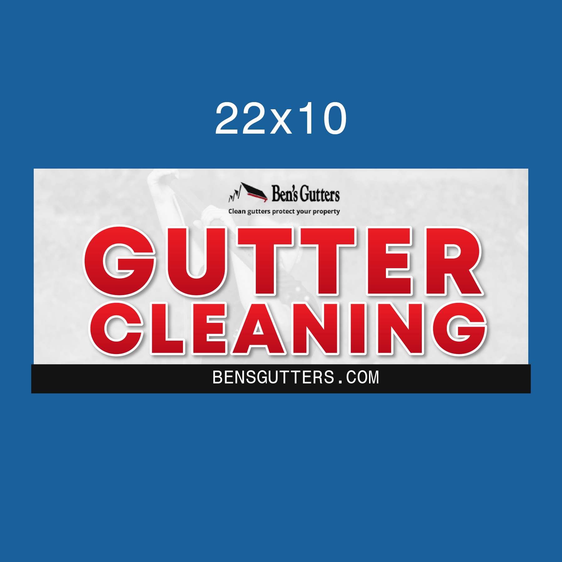 Billboard Design by Ajmal Artistry for Bens Gutters Commercial | Design #29531982
