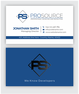Business Card Design by jasmeen1975 for this project | Design: #29534377
