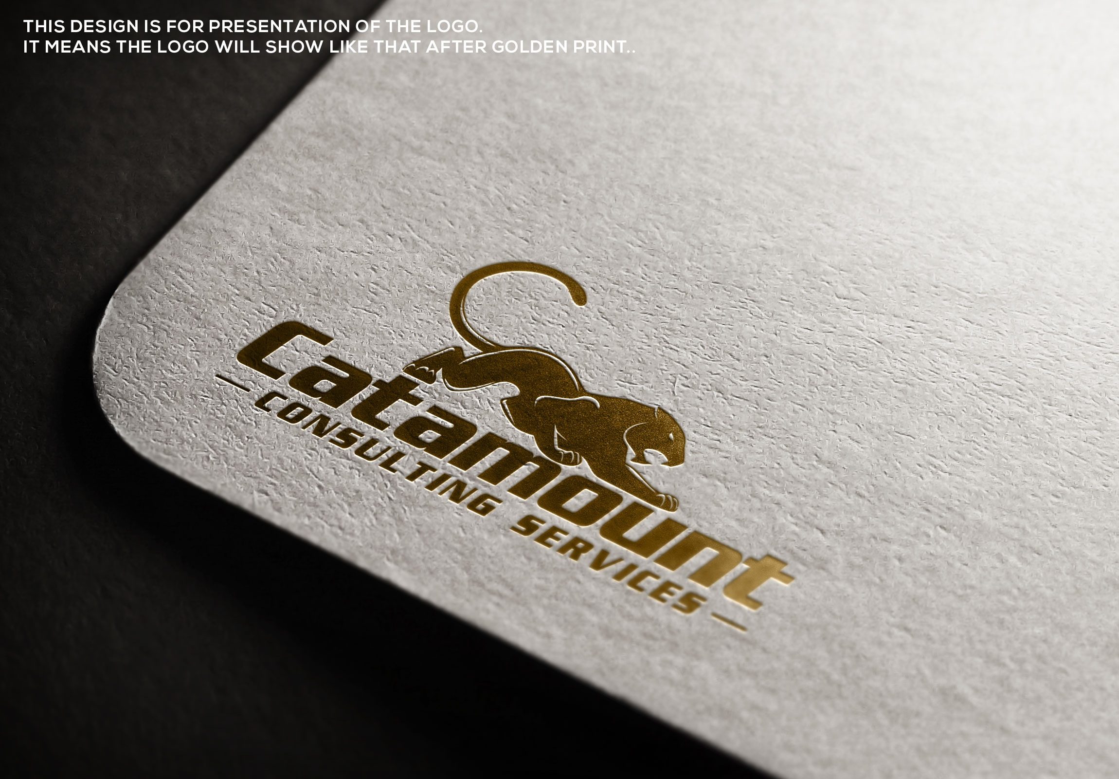 Logo Design by Rosalie.. for Catamount Consulting Services LLC | Design #29548447