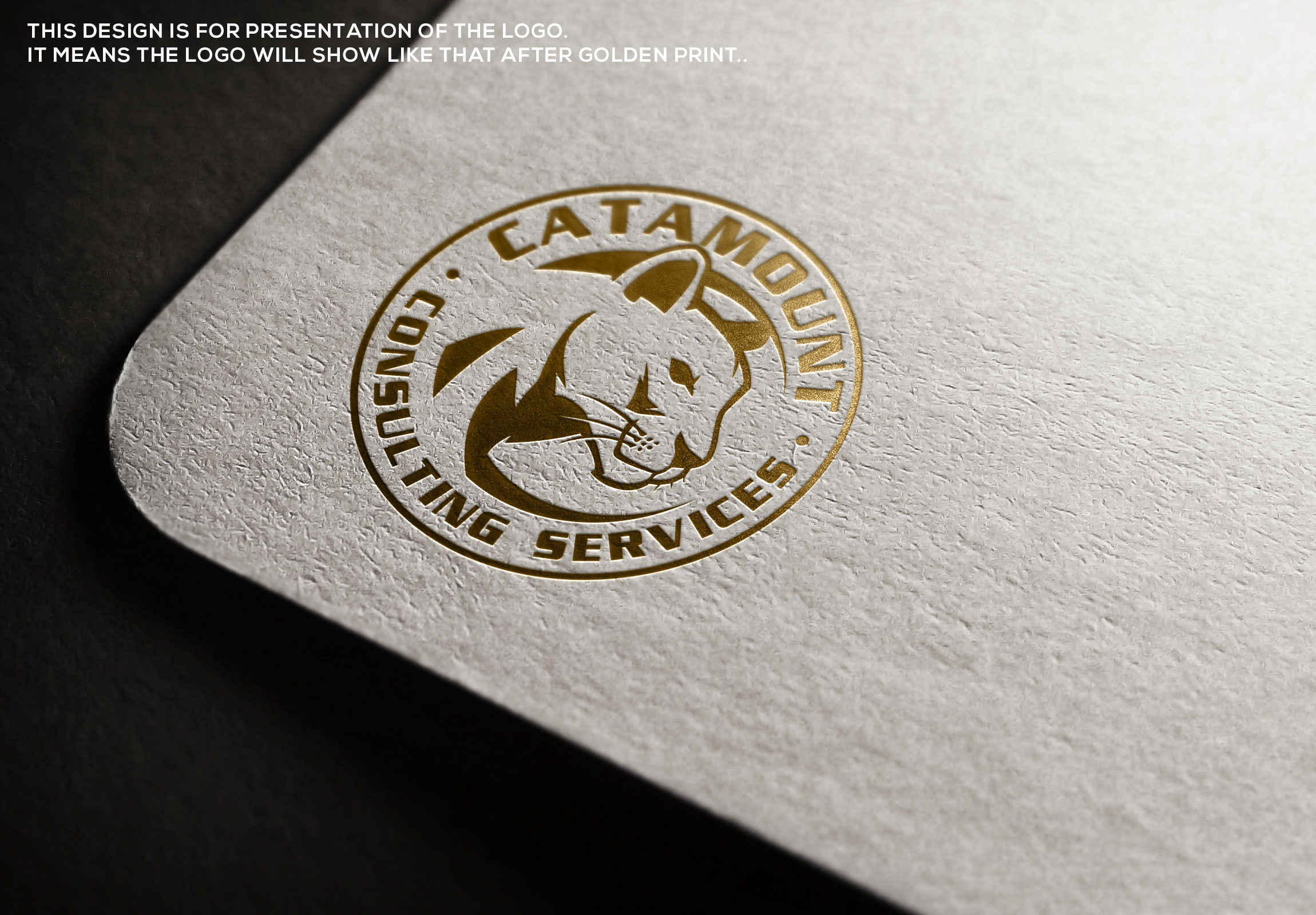 Logo Design by Rosalie.. for Catamount Consulting Services LLC | Design #29548450