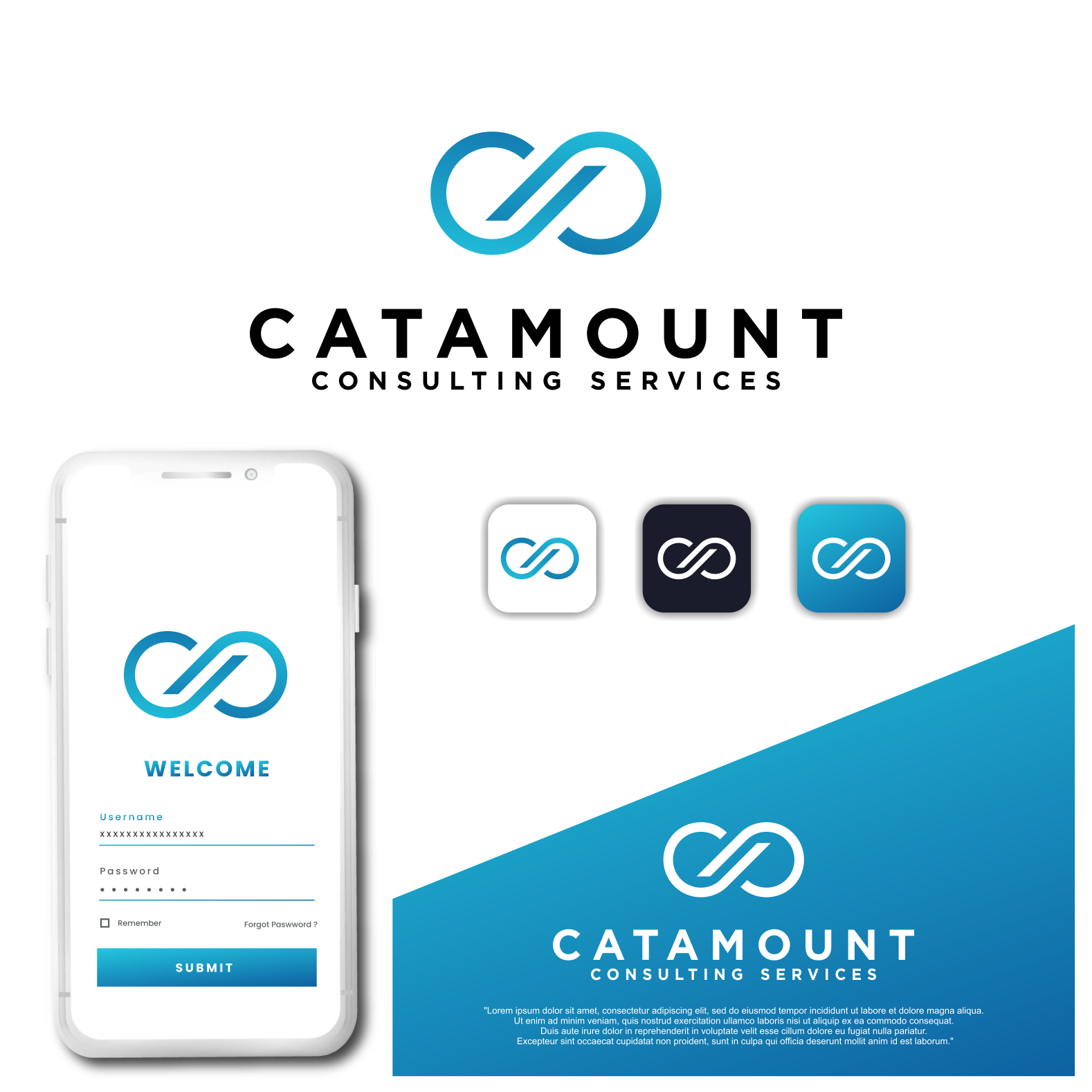 Logo Design by BoboiBoy Api for Catamount Consulting Services LLC | Design #29543351