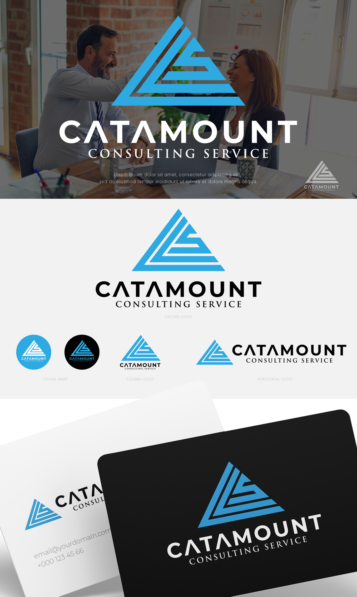 Logo Design by Modeform for Catamount Consulting Services LLC | Design #29549322