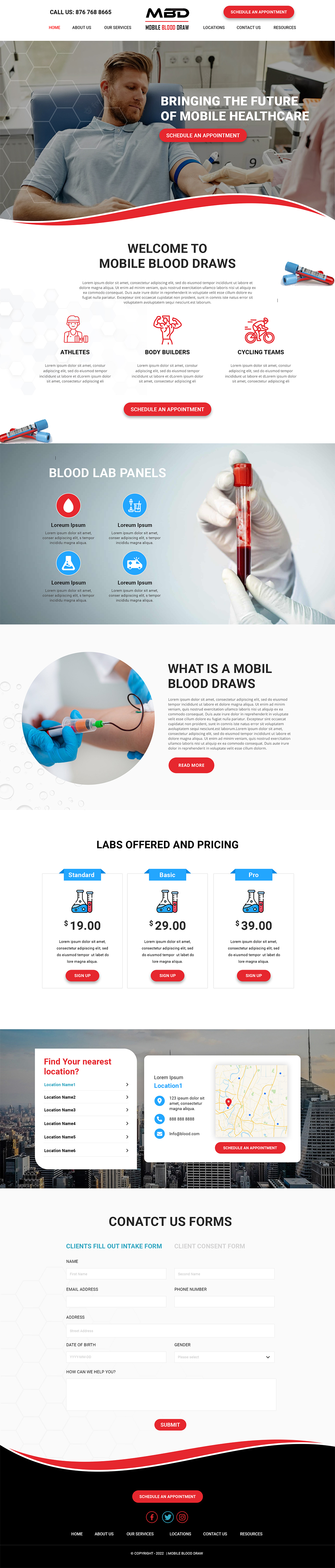 Web-Design von MAHABA für NC LABS TO GO | Design #29541445