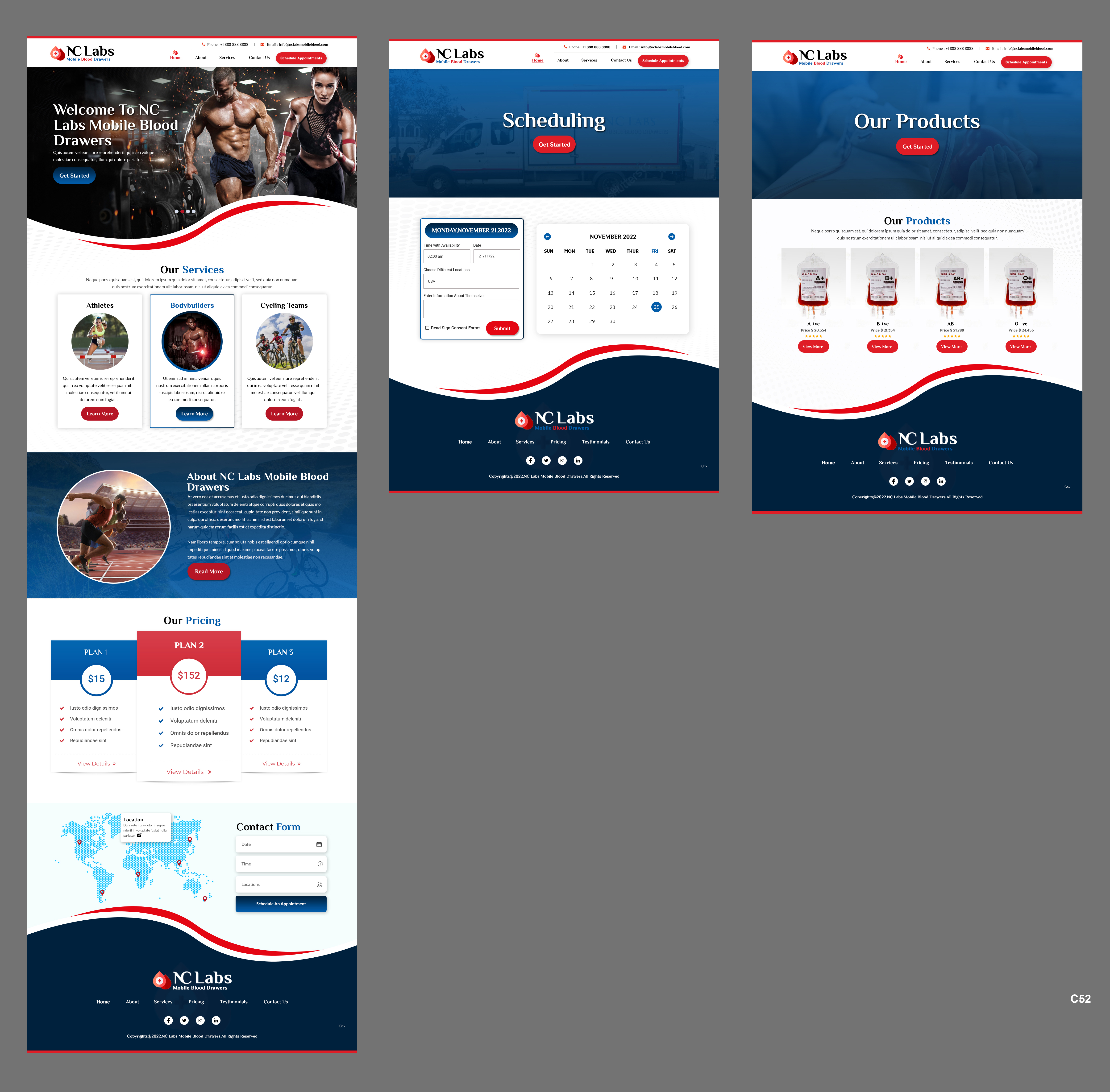 Web Design by pb for NC LABS TO GO | Design #29604193