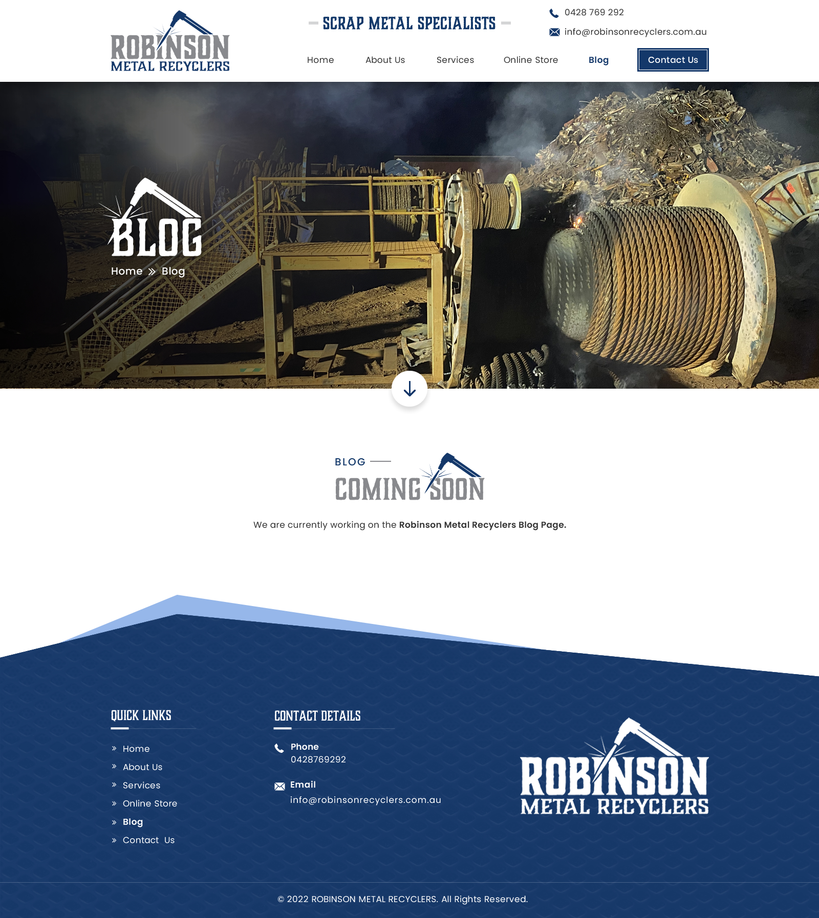 Web Design by Sbss for Robinson Metal Recyclers | Design #29633665