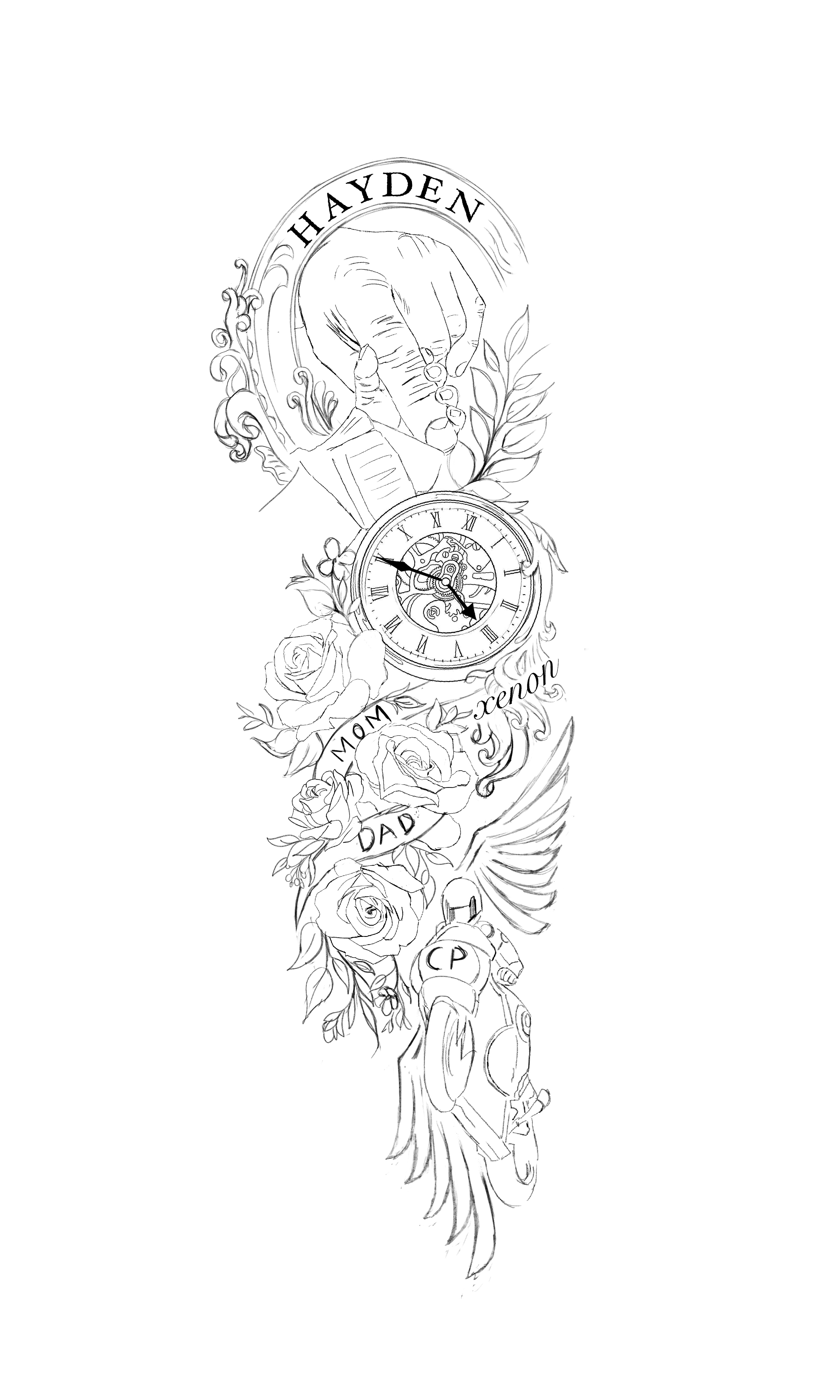 Tattoo Design by ELAMANTS for this project | Design #29545913