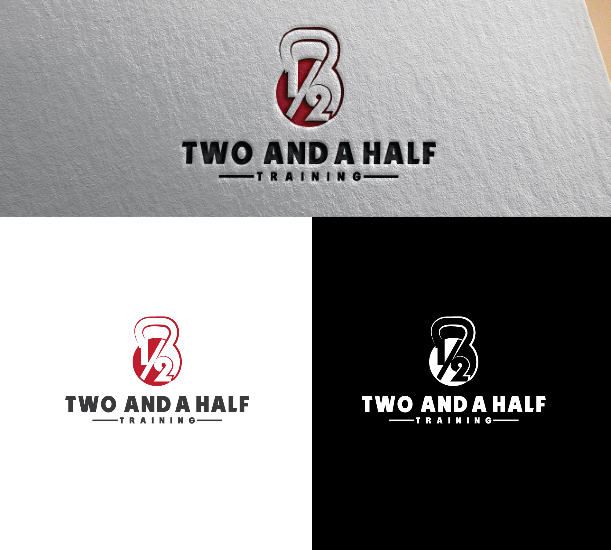 Logo Design by RRR Design for Two and a Half Training | Design #29547955