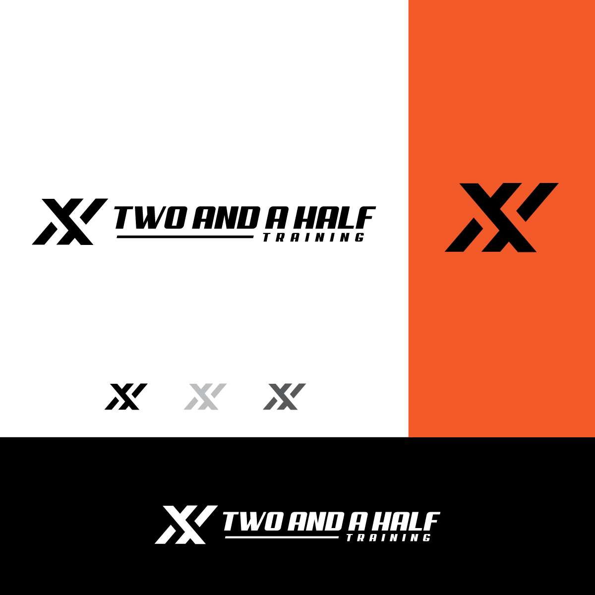 Logo Design by GOLDENCROWN for Two and a Half Training | Design #29544055