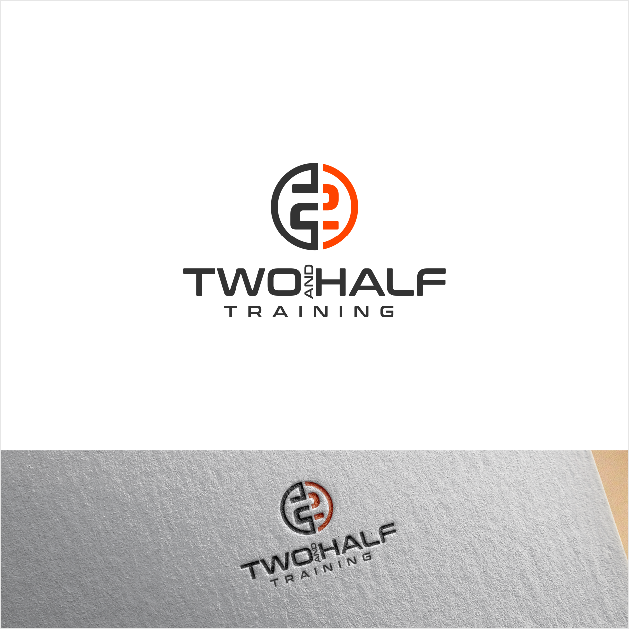 Logo Design by Arham Hidayat for Two and a Half Training | Design #29557841