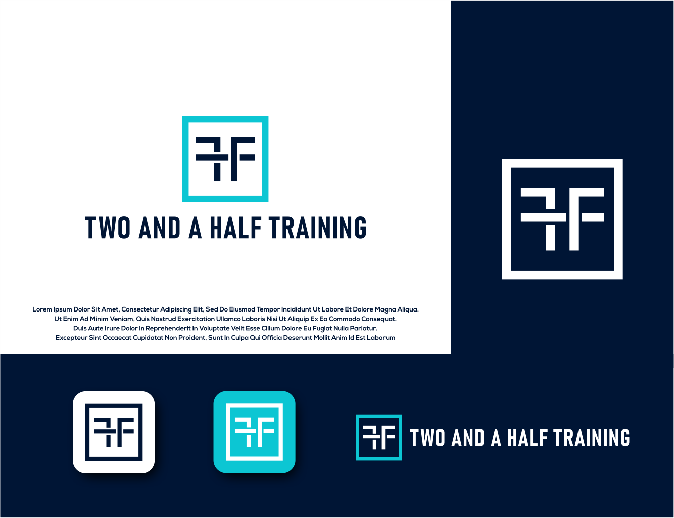 Logo Design by Aditya.DwiRama for Two and a Half Training | Design #29652002
