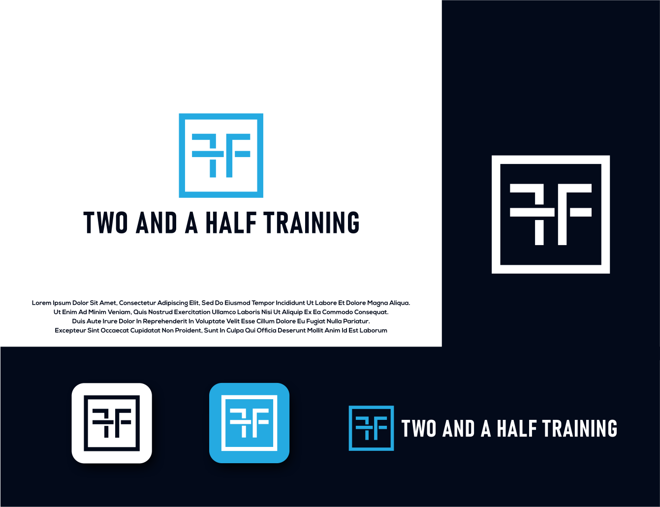 Logo Design by Aditya.DwiRama for Two and a Half Training | Design #29652008