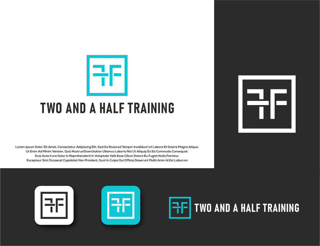 Logo Design by Aditya.DwiRama for Two and a Half Training | Design #29652010