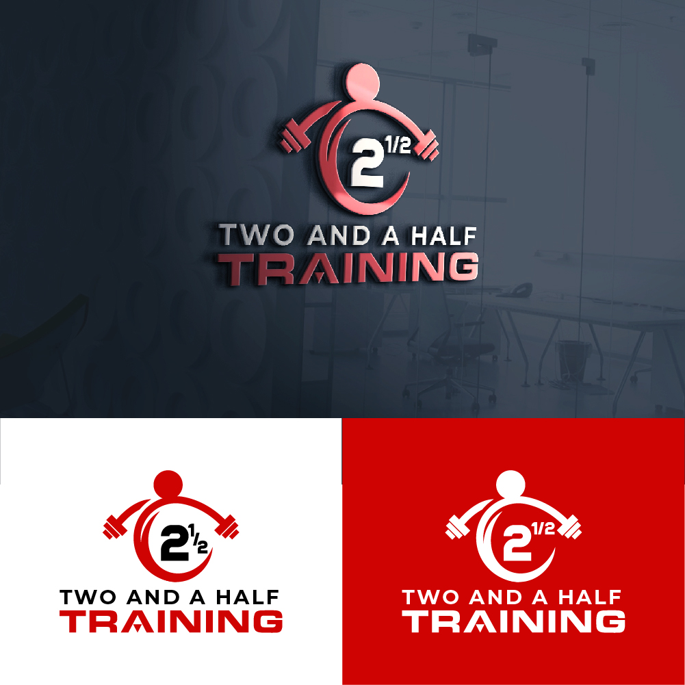 Logo Design by AlphabetZero.co.uk for Two and a Half Training | Design #29563209