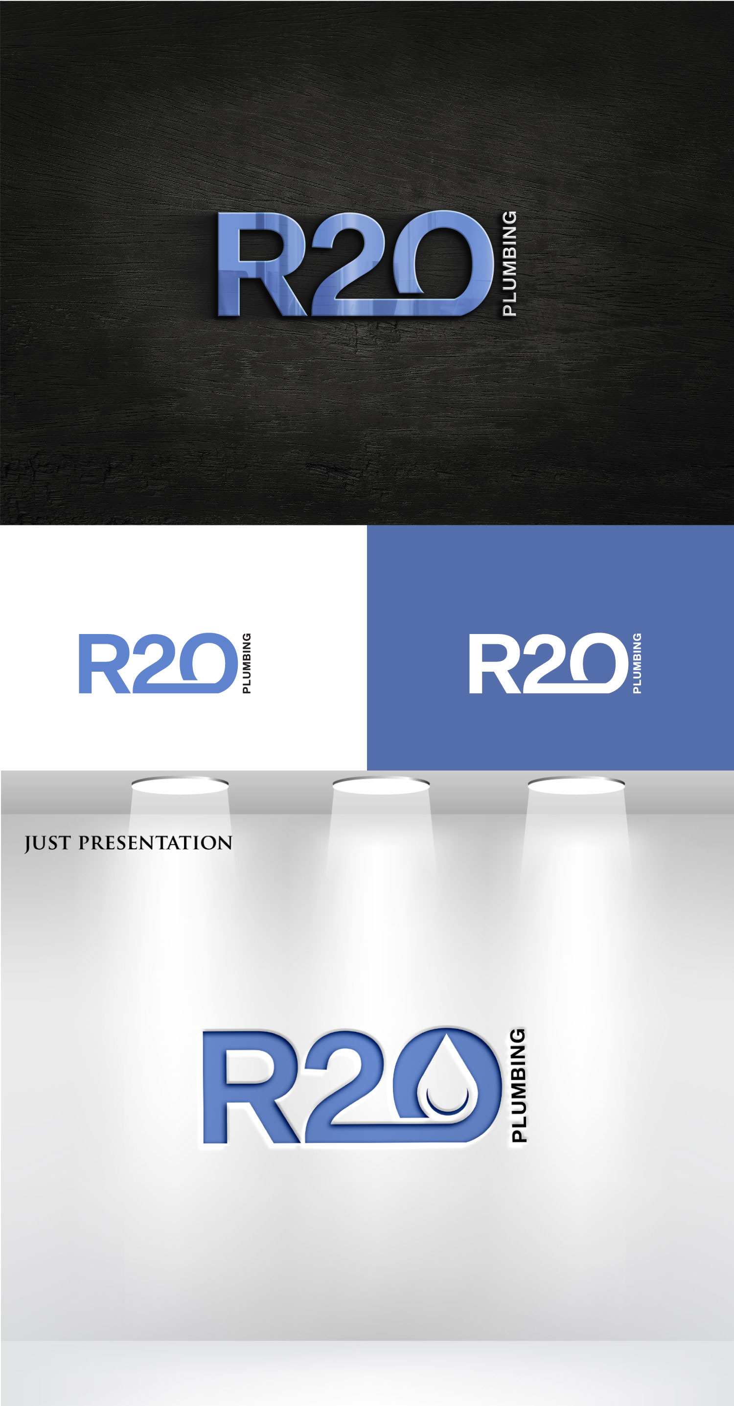 Diseño de Logo por Mi Design1 para R2O Plumbing  | Diseño #29544808