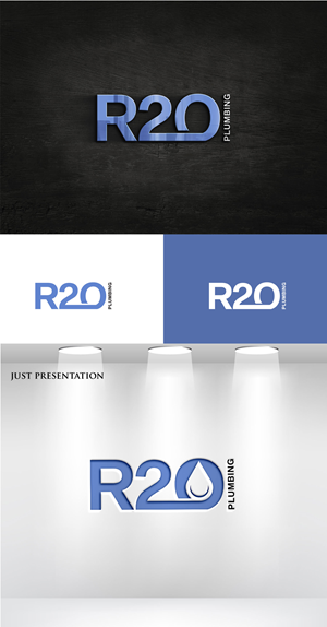 Logo-Design von Mi Design1 für R2O Plumbing  | Design: #29544808