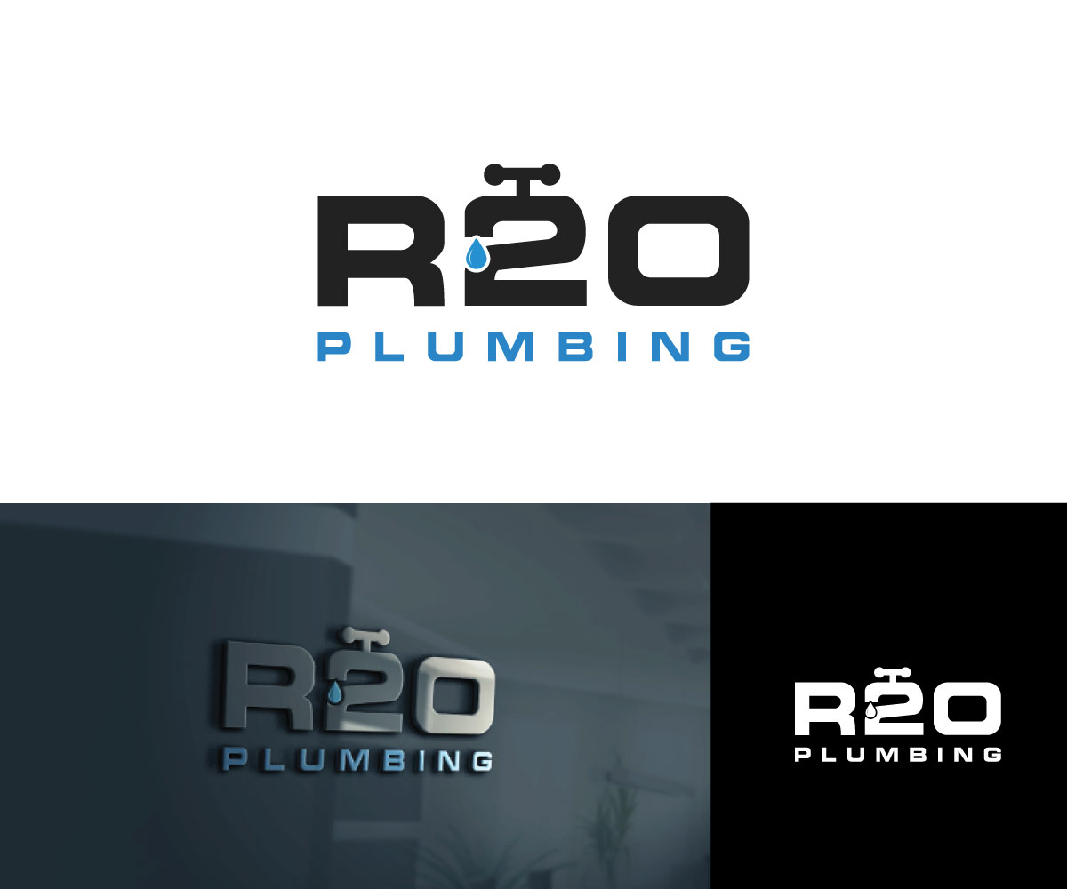 Logo Design by Danial07 for R2O Plumbing  | Design #29546274