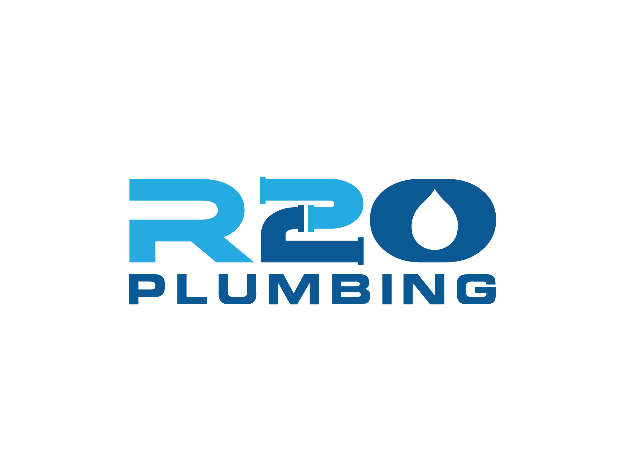 Logo Design by renderman for R2O Plumbing  | Design #29545478