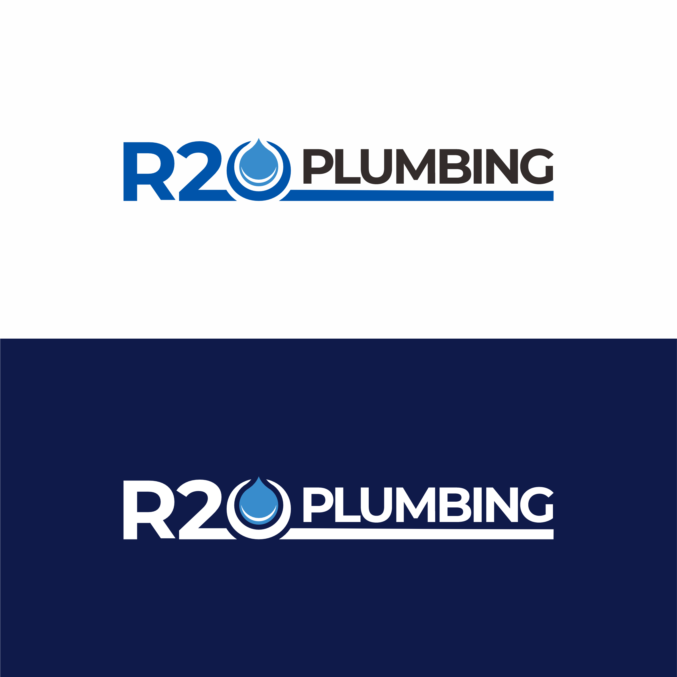 Logo-Design von Design by Nilahm für R2O Plumbing  | Design #29546054