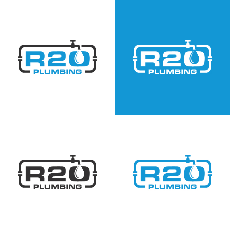 Logo Design by DesignNXT for R2O Plumbing  | Design #29545344
