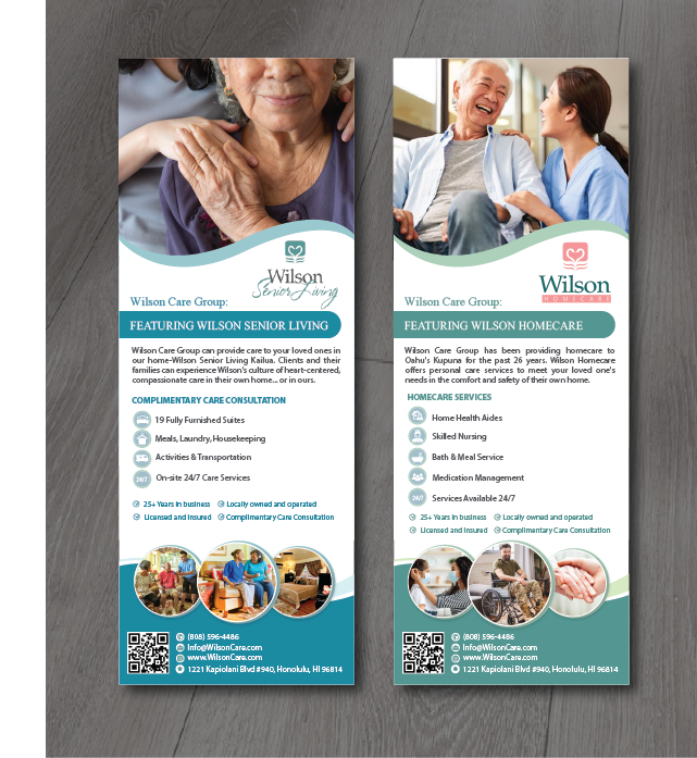 Design de Flyer par alex989 pour Wilson Care Group | Design #29605049