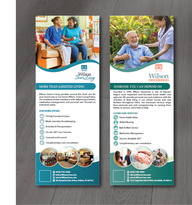 Design de Flyer par alex989 pour Wilson Care Group | Design #29612566