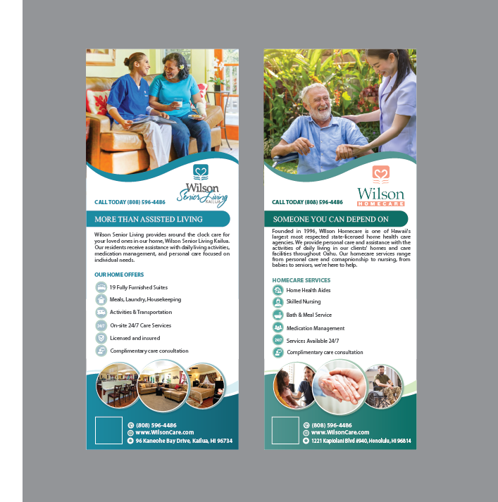 Design de Flyer par alex989 pour Wilson Care Group | Design #29629001