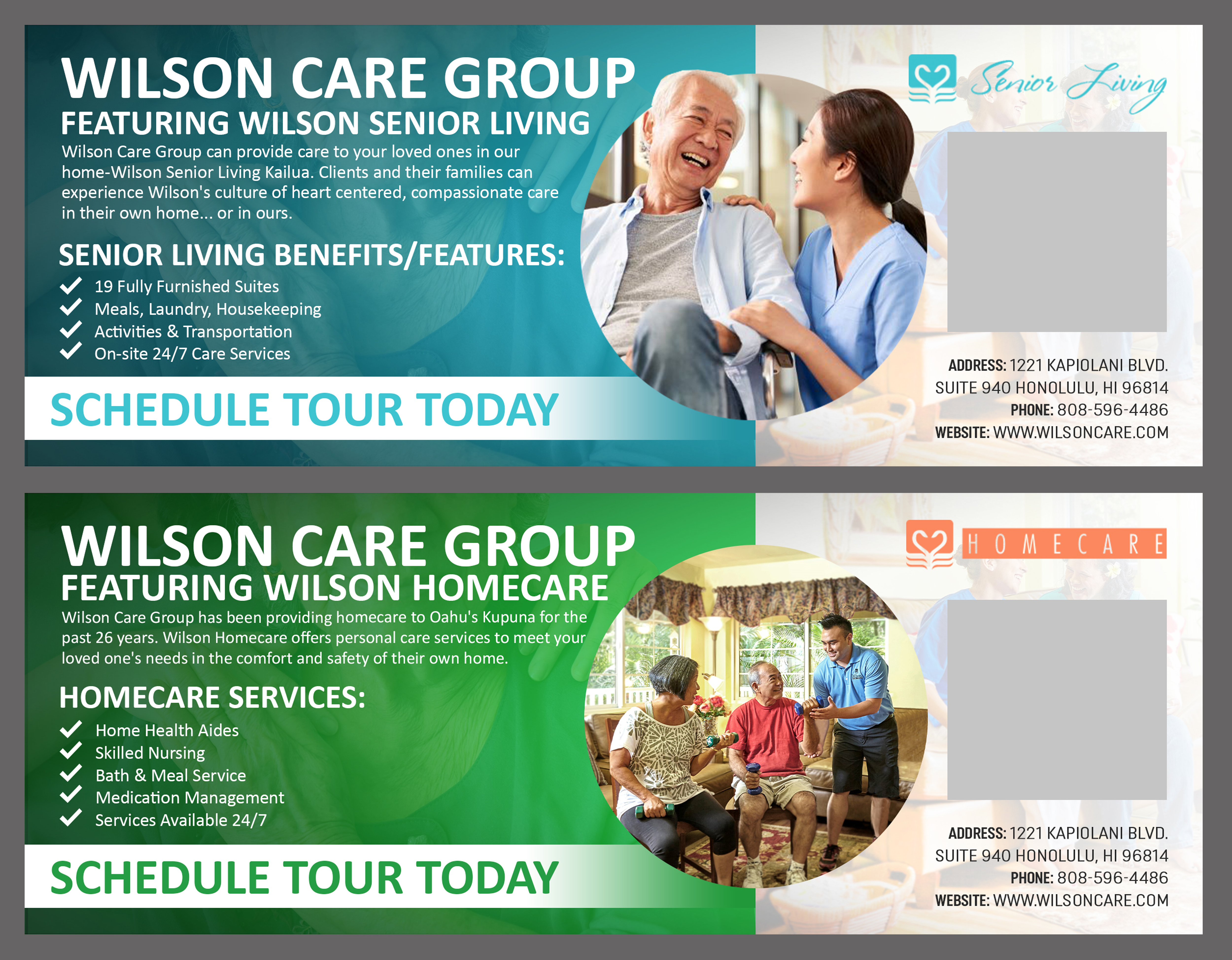 Diseño de Flyer por aj para Wilson Care Group | Diseño #29578138