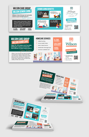 Diseño de Flyer por Graphic Guy para Wilson Care Group | Diseño #29554810
