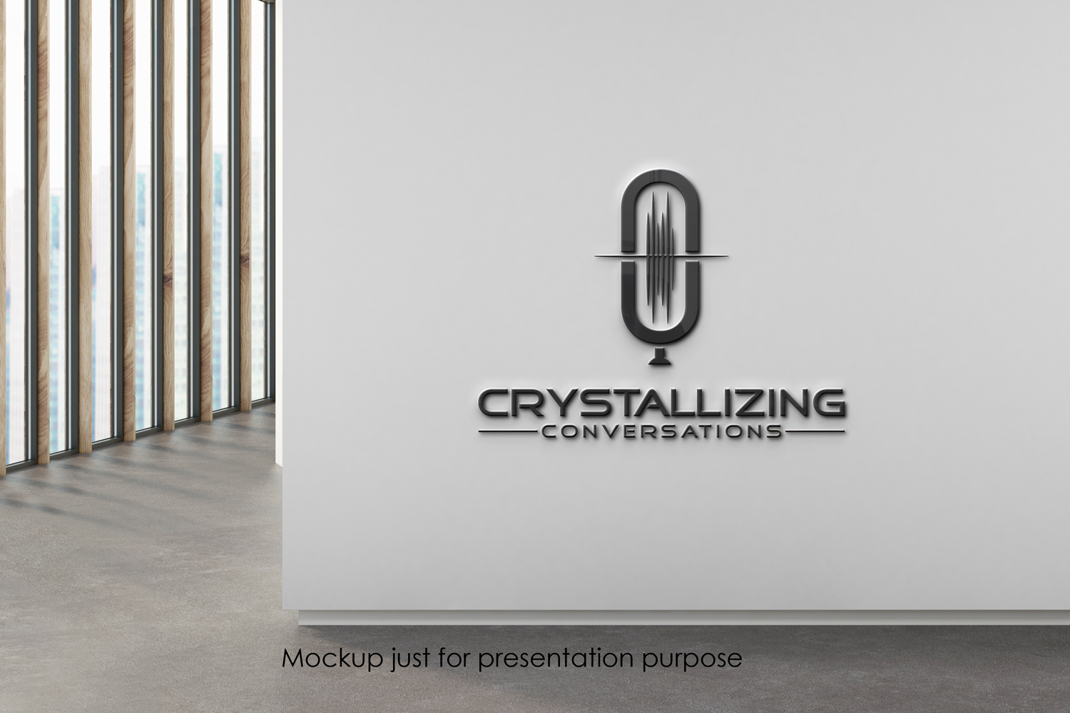 Logo Design by Creative-Finger for Crystallizing Conversations | Design #29550546