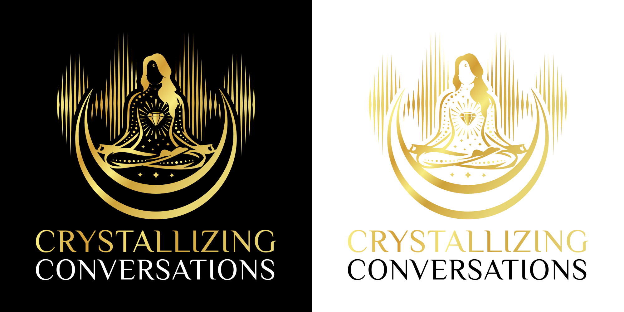 Logo Design by 3n0h99 for Crystallizing Conversations | Design #29585889