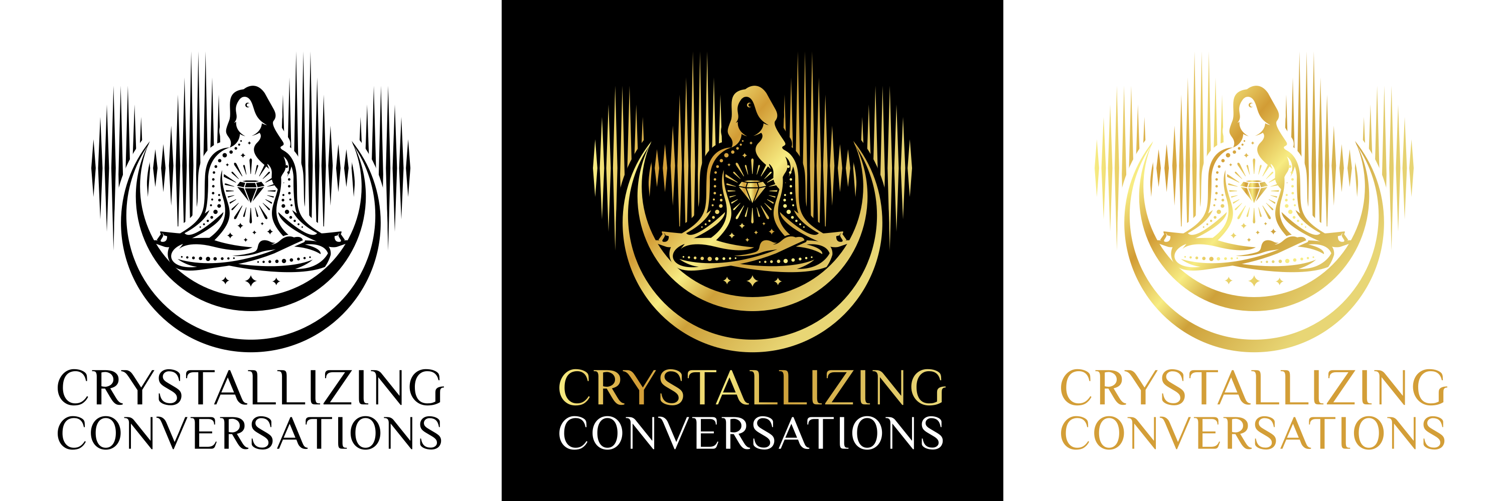 Logo Design by 3n0h99 for Crystallizing Conversations | Design #29586203