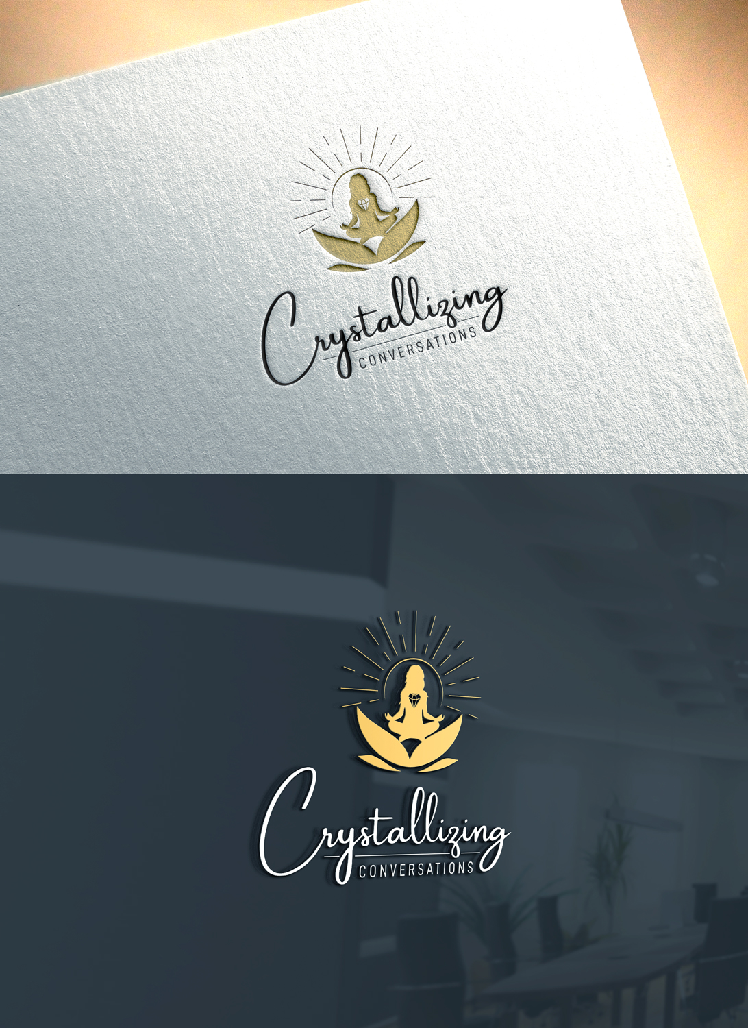 Logo Design by RaKu 2 for Crystallizing Conversations | Design #29576008