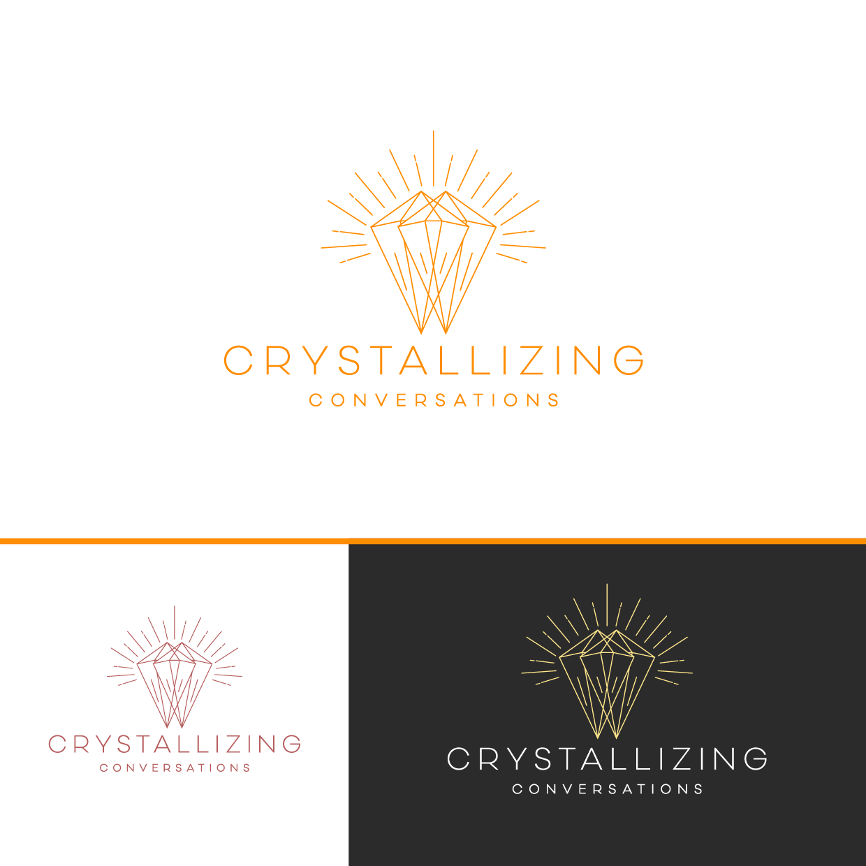 Diseño de Logo por ashantha para Crystallizing Conversations | Diseño #29574151