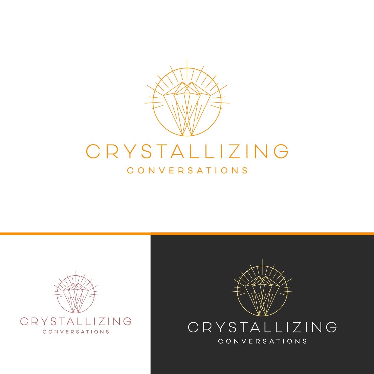 Diseño de Logo por ashantha para Crystallizing Conversations | Diseño #29574167