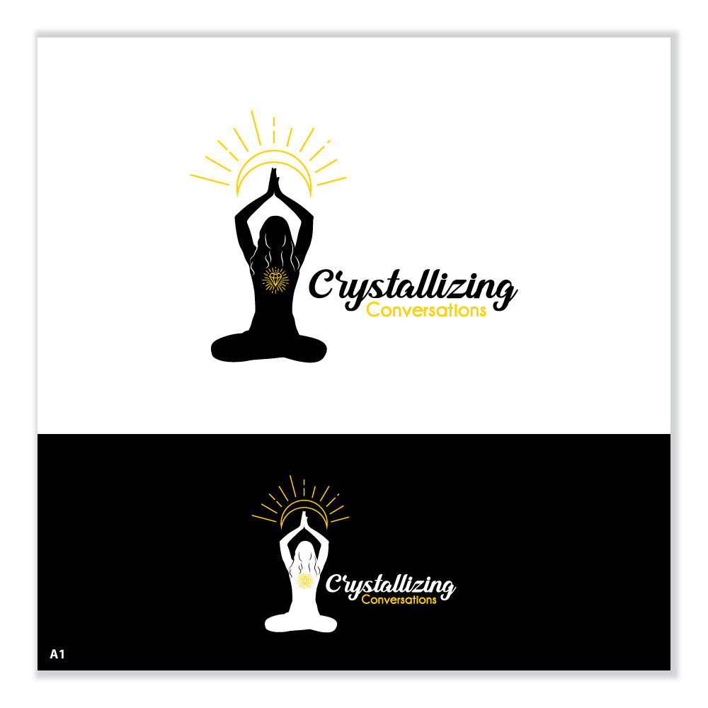 Logo Design by Sujit Banerjee for Crystallizing Conversations | Design #29555621