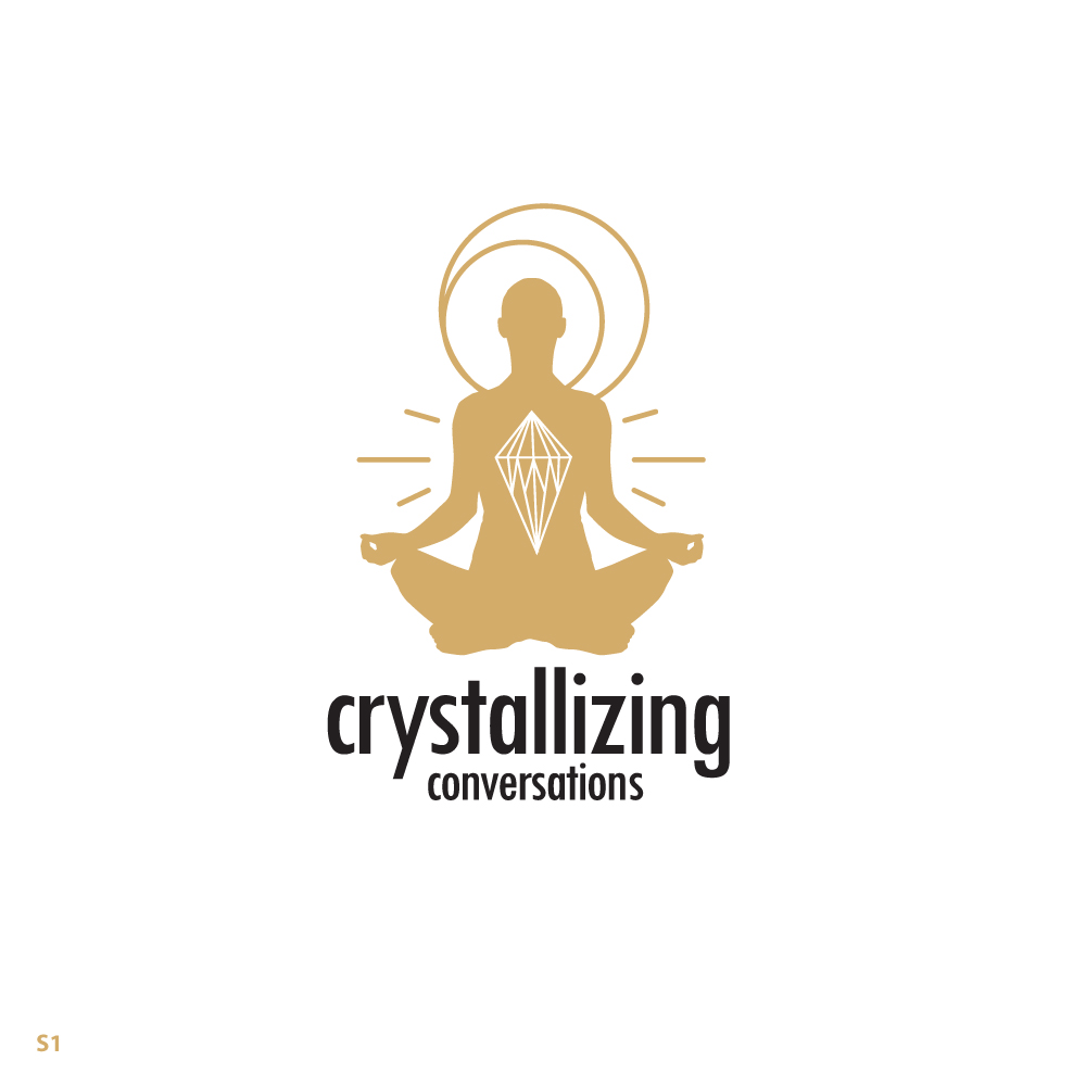 Logo Design by Sujit Banerjee for Crystallizing Conversations | Design #29555622