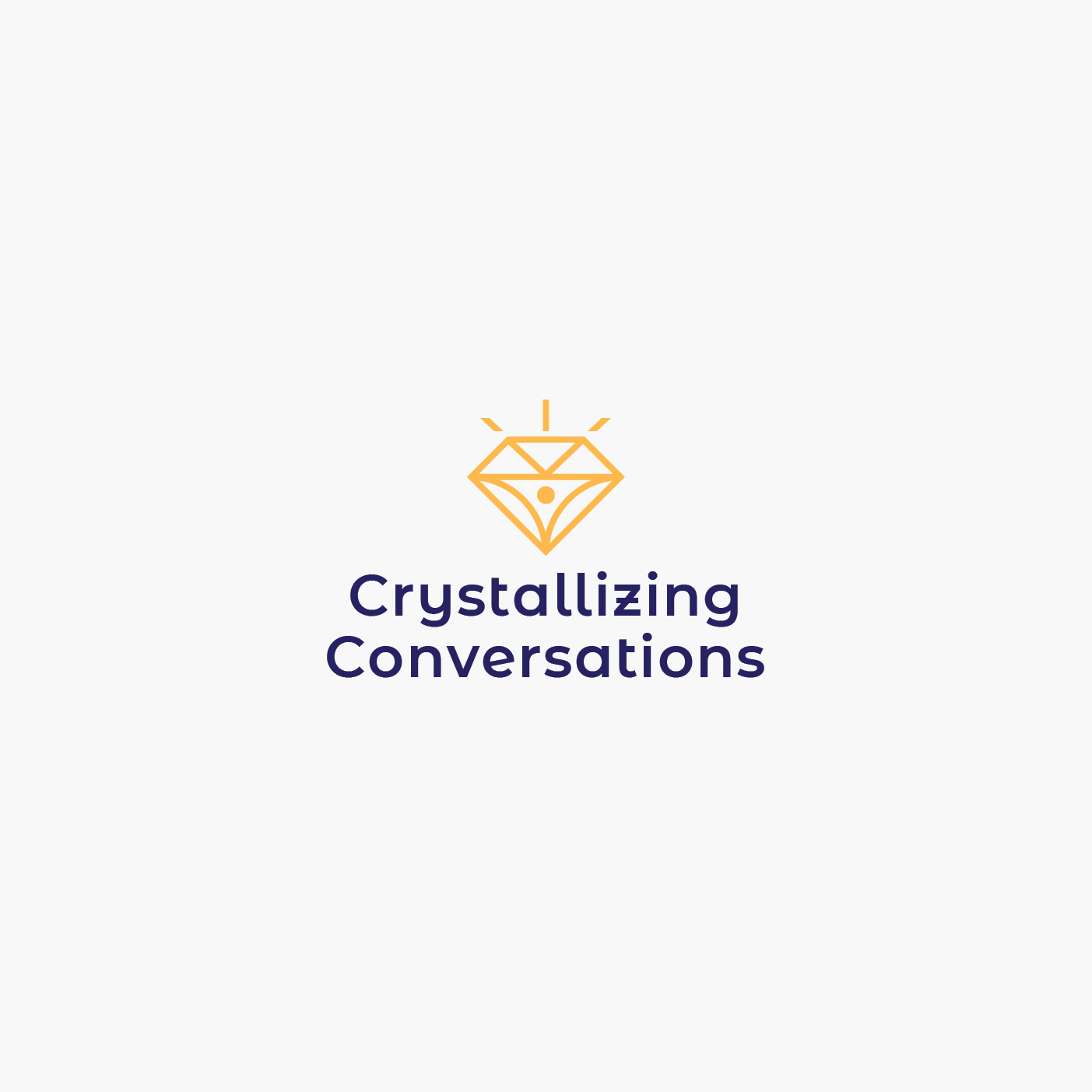 Logo Design by nandkumar for Crystallizing Conversations | Design #29550982