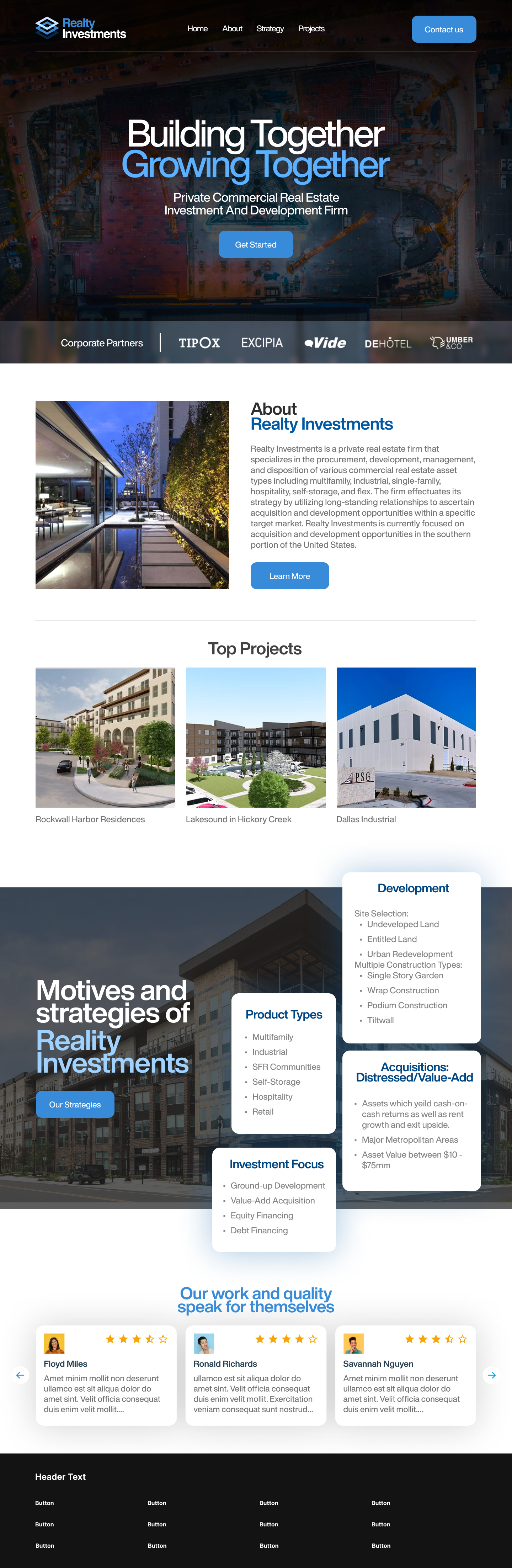 Web Design by Maansib for Realty Investments | Design #29566208