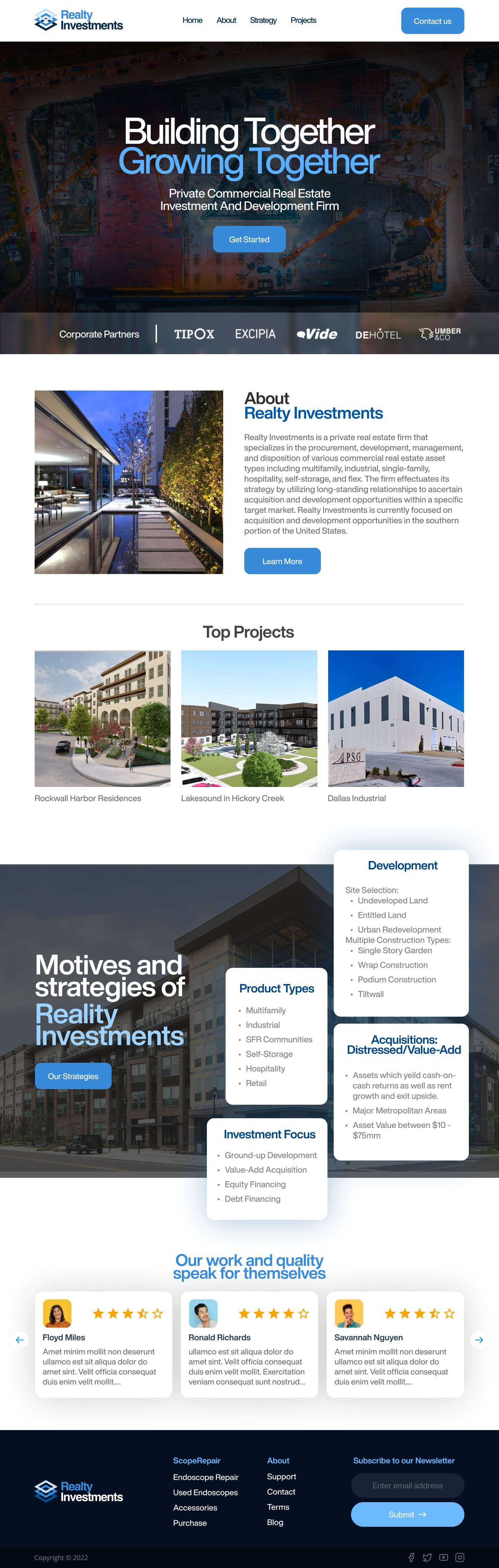 Web Design by Maansib for Realty Investments | Design #29586973