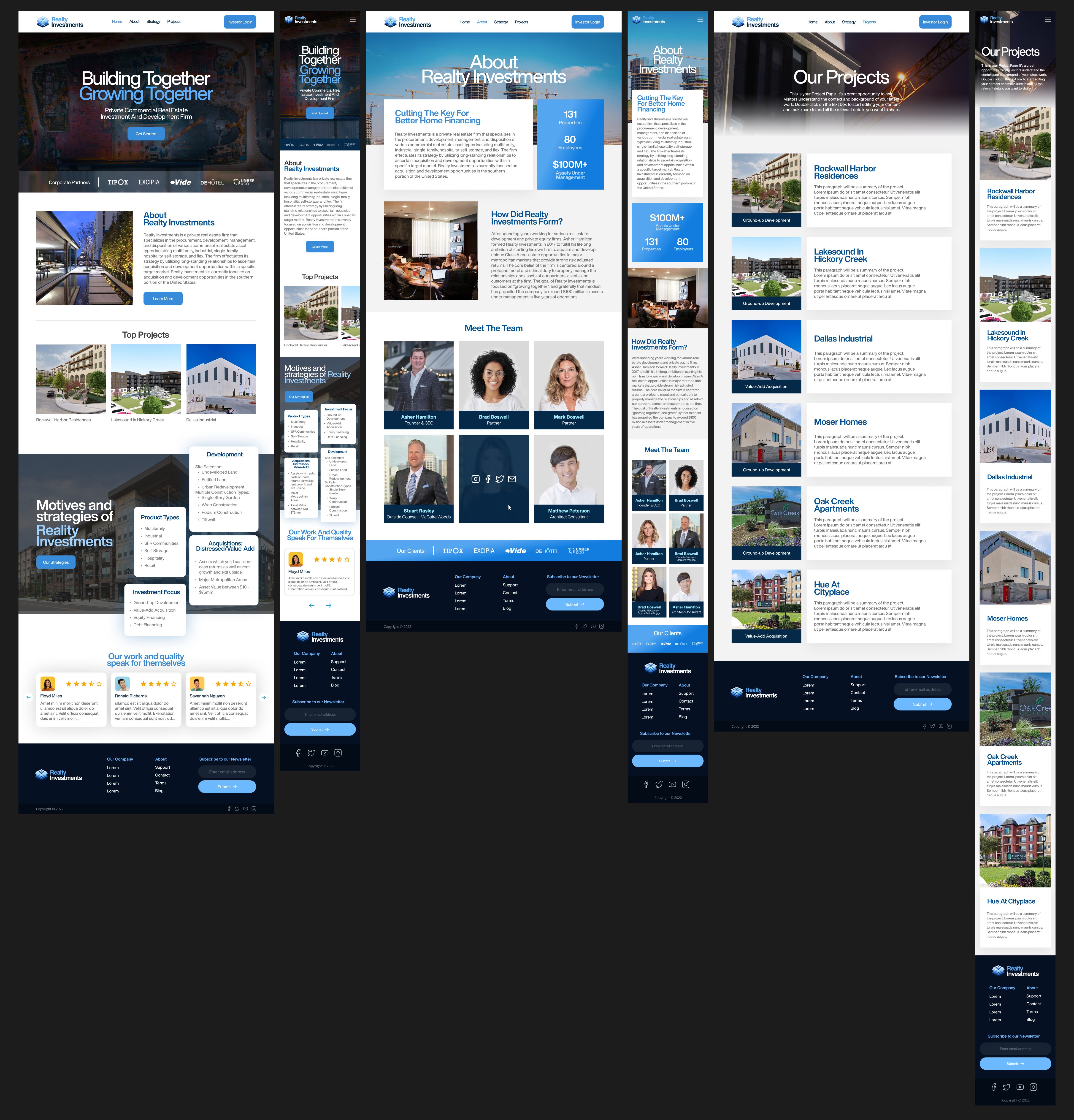 Web Design by Maansib for Realty Investments | Design #29602967