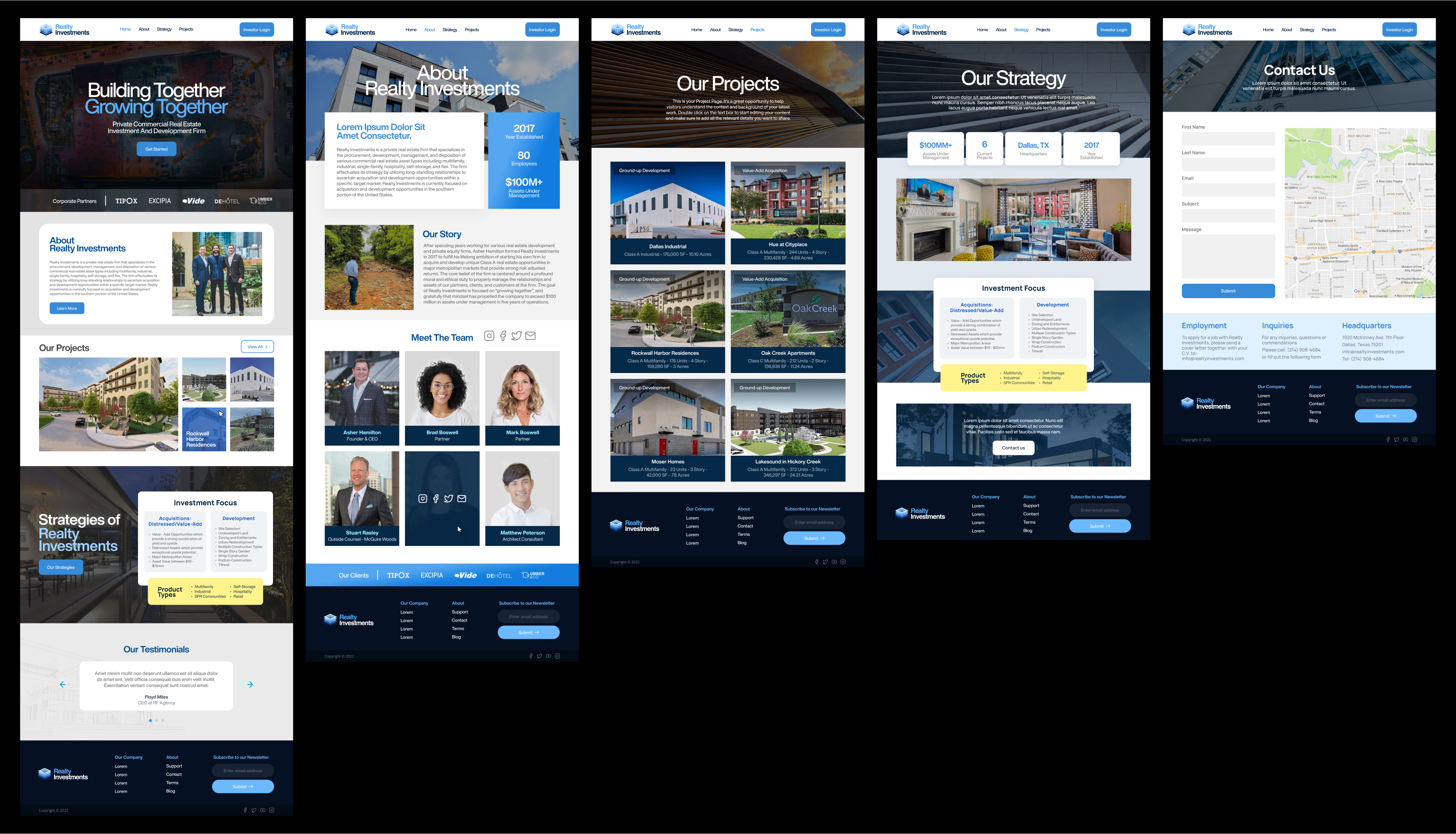 Web Design by Maansib for Realty Investments | Design #30095356