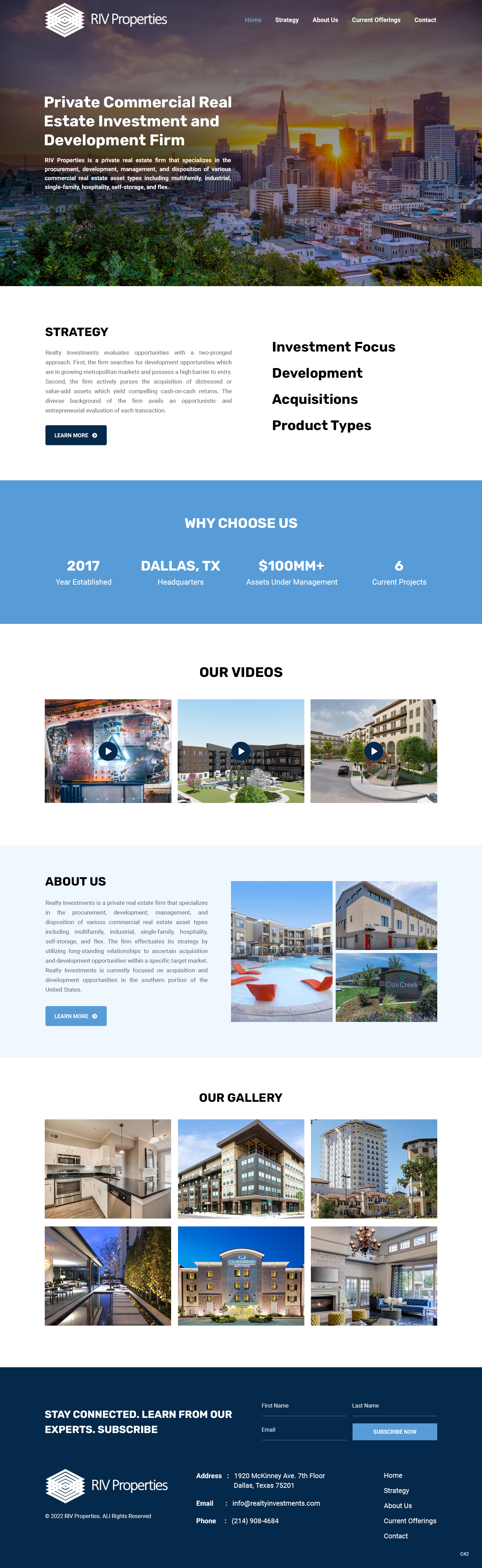 Web Design by pb for Realty Investments | Design #29558020