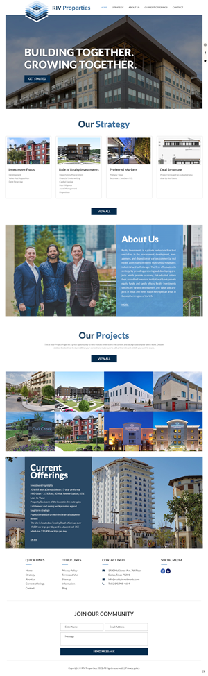 Web Design by pb for Realty Investments | Design: #29558021