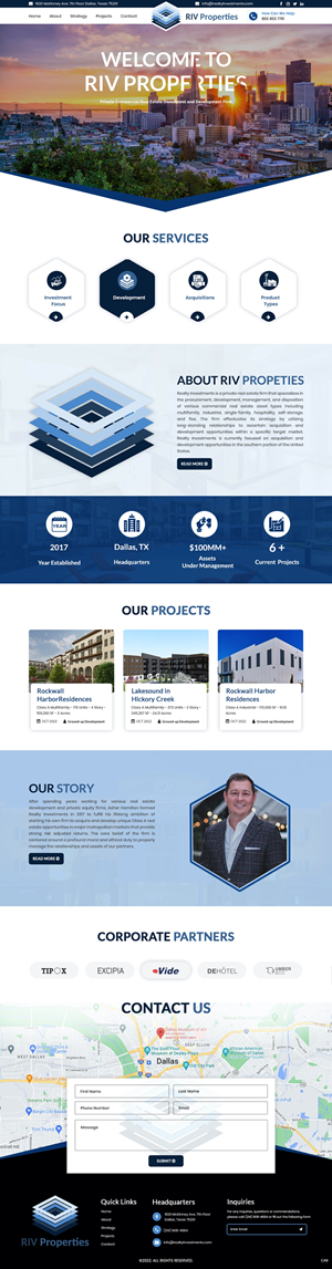 Web Design by pb for Realty Investments | Design: #29558026