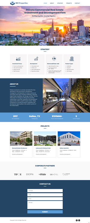 Web Design by pb for Realty Investments | Design: #29558028