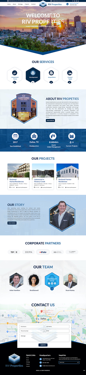 Web Design by pb for Realty Investments | Design: #29570424