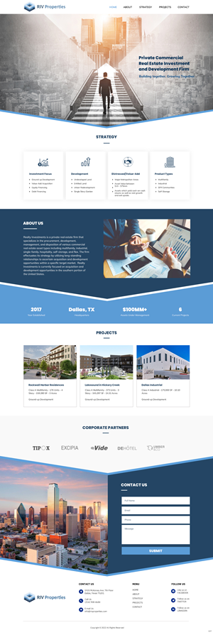 Web Design by pb for Realty Investments | Design: #29570425