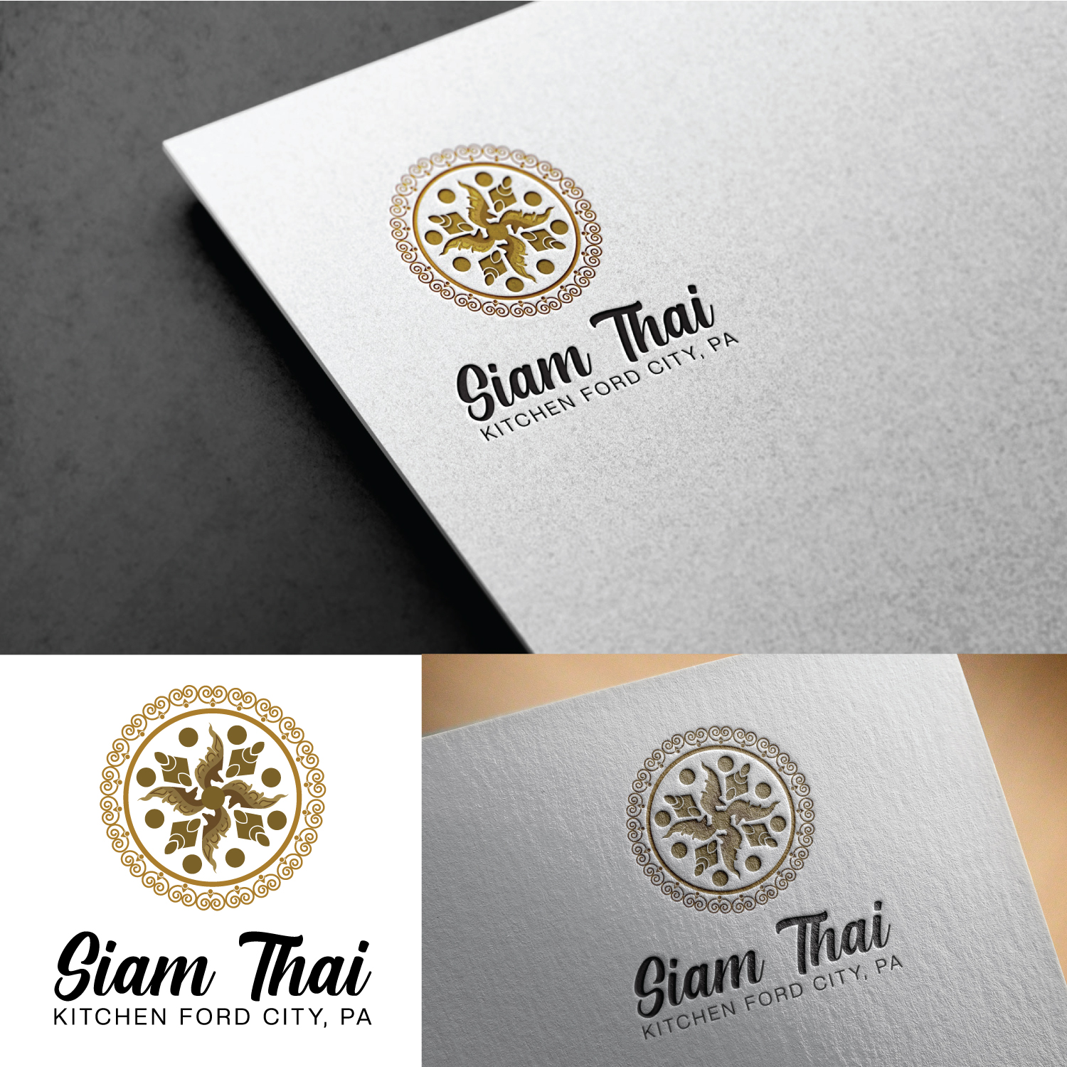 Logo Design by we with for Thai Siam Kitchen | Design #29561743