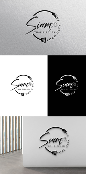 Logo Design by AyaanArt for Thai Siam Kitchen | Design: #29556840